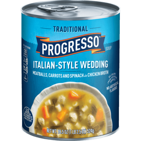 Progresso Traditional Italian-Style Wedding, Front of the product