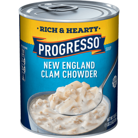 Progresso Rich & Hearty New England Clam Chowder, Front of the product