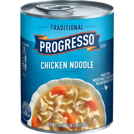 Progresso Traditional Chicken Noodle, Front of the product