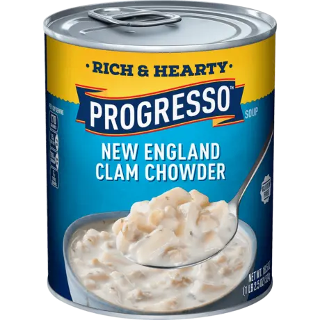 Progresso Rich & Hearty New England Clam Chowder, Front of the product